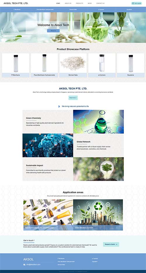 外贸建站-跨境独立站-化工品案例1.2