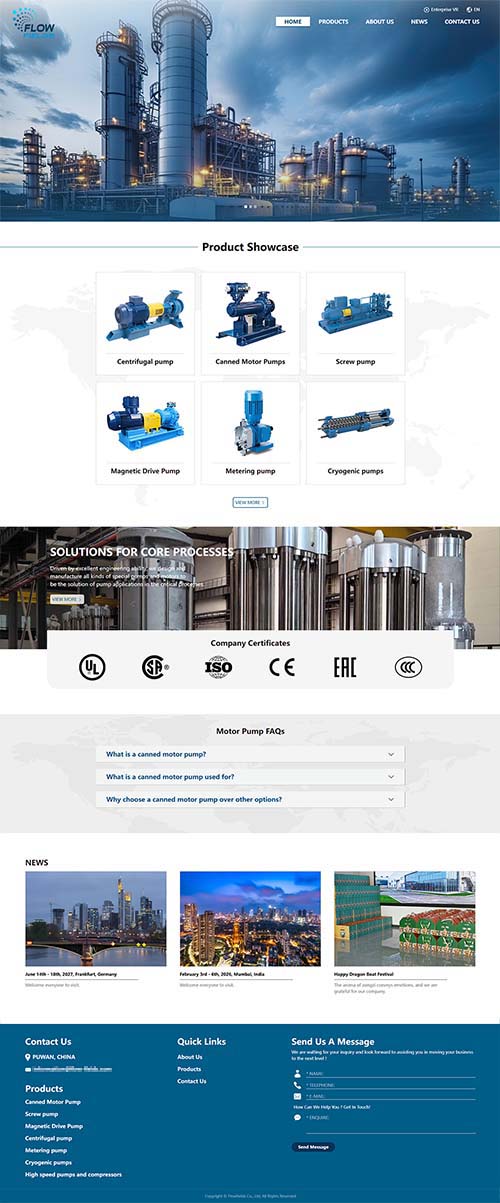 外贸建站-跨境独立站-阀门泵类案例1.16